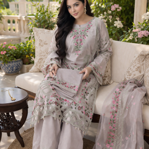 ইন্ডিয়ান স্টার জর্জেট থ্রি পিস।  Code 103--/
